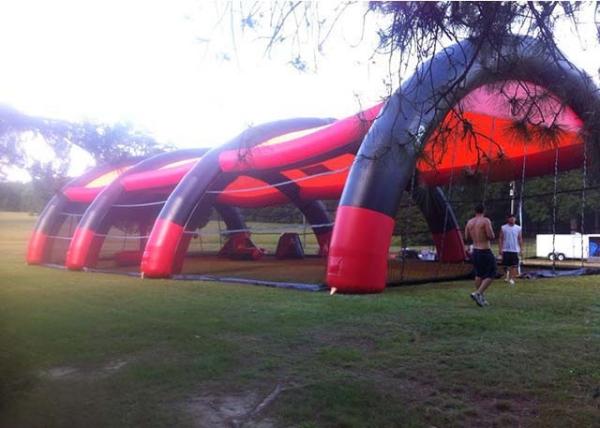 Cheap Light Paintball Air Inflatable Event Tent With PVC Tarpualin Material for sale