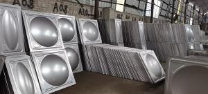 Quality Cheap Price Sectional Modular Welding Stainless Steel Water Storage Tank for Drinking Water Pressed Steel Sectional Tank wholesale