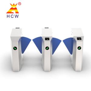 Quality Airport SS304 Flap Barrier Turnstile Pedestrian Access Control System wholesale