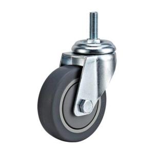 Quality medium duty 5&quot; thread grey TPR caste, 125mm TPR castors,Rueda wholesale