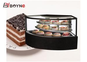 Quality Commercial Cake Display Case Air Cooling Fan Shaped Cake Chiller Showcase wholesale