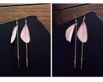 2018 Fashion American style lady party Heart ShapeEarringsSilver Many Colors