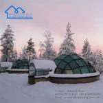 Outdoor Aluminum Camping Hotel Dome House Glass Tent For Glamping Event
