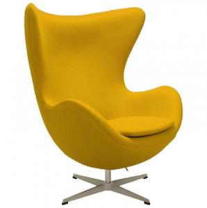 Quality Hot Classic Design Fabric Leather Swivel Egg Chair for Living Room Leisure chair wholesale