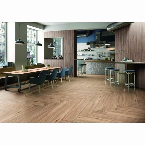 11mm Wood Pattern Look Rustic Porcelain Tile Ceramic Flooring Tiles For Living Room