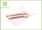 Healthy Birch Wooden Disposable Cutlery , Personalized Wooden Spoon Set For Home