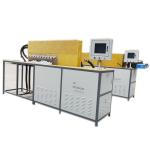 Steel rods hot forging medium frequency induction heating furnace