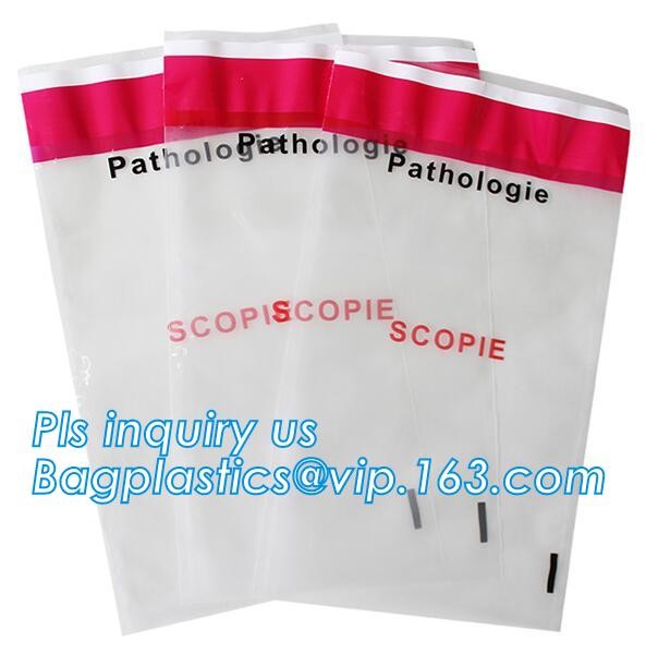 Opaque Tamper Evident Sealing Plastic Bank Money Steb Security Bag / Custom Self Adhesive Plastic Courier Bag, bagease