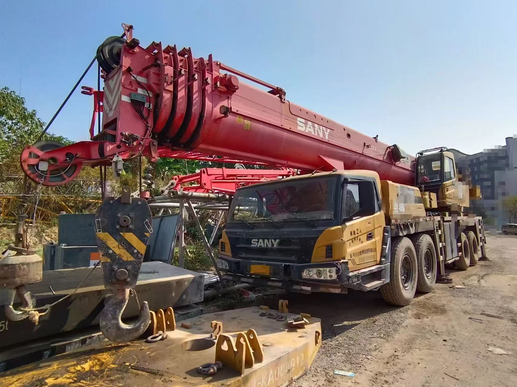 2018 Mobile Truck Crane For Sale 80 Tons Direct Source Max Working Height 50 Meters