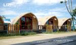 Outdoor Fantasy Shell Shape Luxury Glamping Hotel Tent