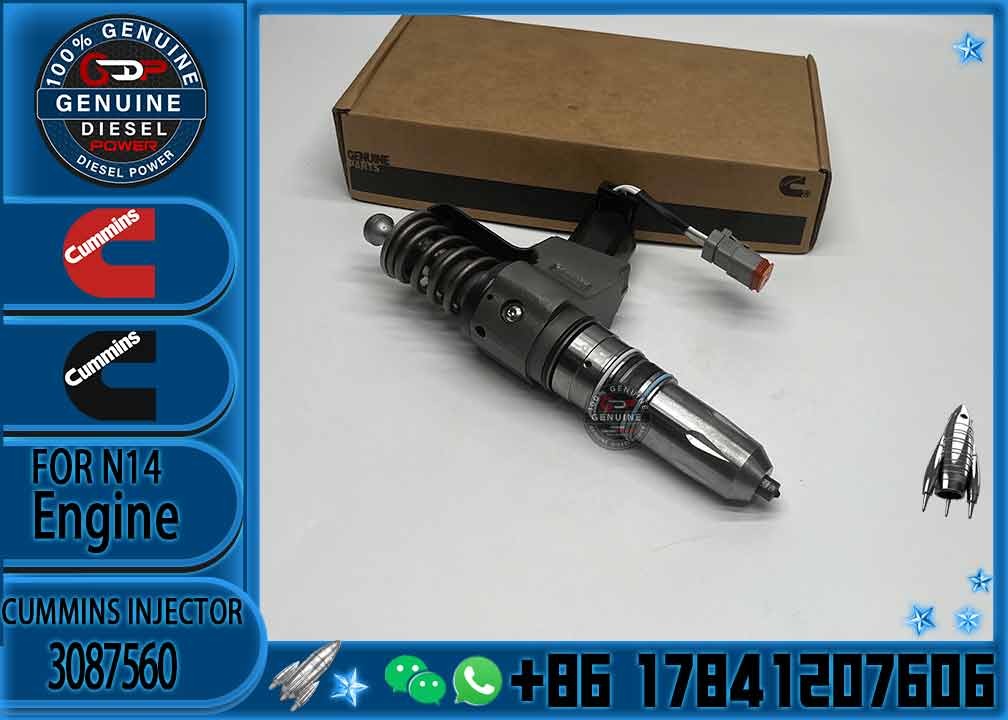 Factory OEM quality Brand New Diesel Common Rail Fuel Injector Assembly 4307516 3087560 4384360 for C ummins N14 engine
