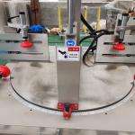 Upvc Window Door Making Machine Aluminium PVC Any Angle Single Head Saw