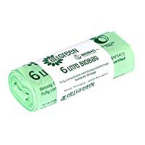 Quality Waterproof Biodegradable Trash Bags , 40 % Bio Based Kitchen Compost Bin Bags wholesale