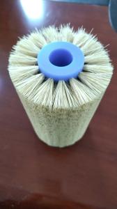 Quality Industrial Customizable Plastic Tube Sisal Grafted Roller Brush For Wood Polishing And Deburring wholesale