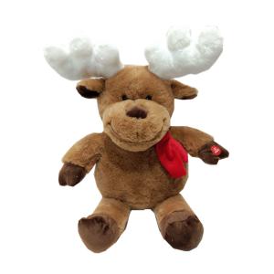 Quality 11.02in 0.28M Light Up Plush Stuffed Animal That Sings Jesus Loves Me With Star Lights wholesale