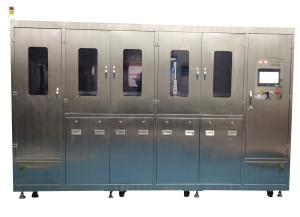 Quality 18KW Antiwear Plastic Tote Washer , Durable Plastic Tray Cleaning Machine wholesale