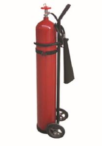 Quality Red 10kg Trolley Mounted Fire Extinguisher Simple Operation / Maintenance wholesale