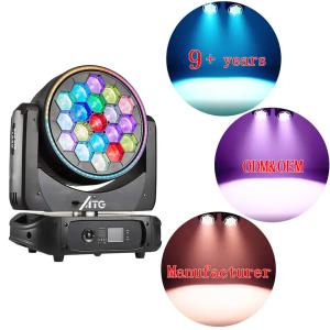 Quality 110-240V/50-60HZ 19*40w Moving Head Bee Eye Stage Light for Wedding DJ Bar Party Disco wholesale