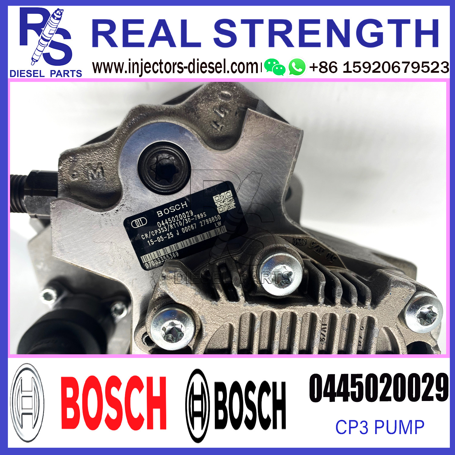 Diesel Fuel Injection Pump 0445020029 0445010559 for Mitsubishi Fuso Engine Me223576 Me221915