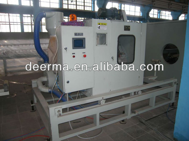 250mm PE Pipe Extrusion Line 15kw Water Pipe Production Line 55Rpm Screw Speed