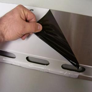 Quality Aluminum Stainless Steel Surface Protection Black &amp; White Protective Film wholesale