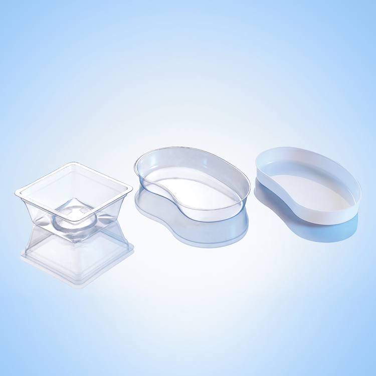 Disposable Surgical Kit Plastic Dressing Basin Transparent Plastic Kidney Tray
