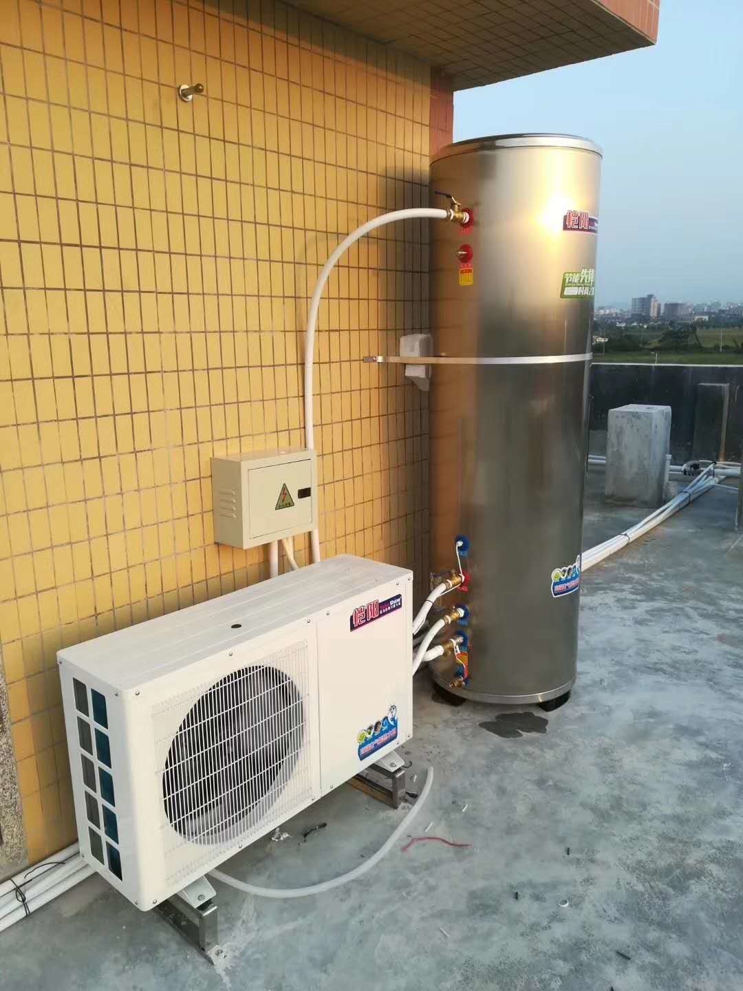 Galvanized Sheet R410a 1.5HP 5KW Airsource Heat Pump