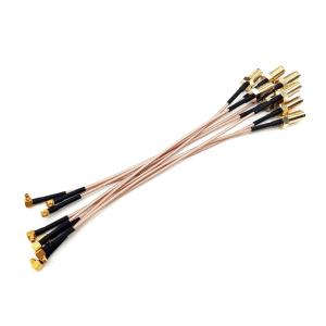 Quality SMA To MMCX Right Angle RF Coaxial Cables SMA Female RG178 IPEX Cables wholesale