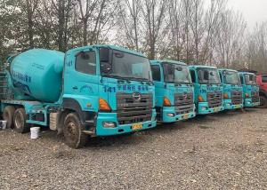Quality Hino 700 Chassis 10cbm Concrete Mixing Trucks , Cement Mixer Lorry Second Hand wholesale