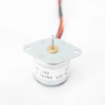 20mm 12v Pm Dc Motor 80 Ω Resistance Permanent Magnet Stepper Motor 15 Degree