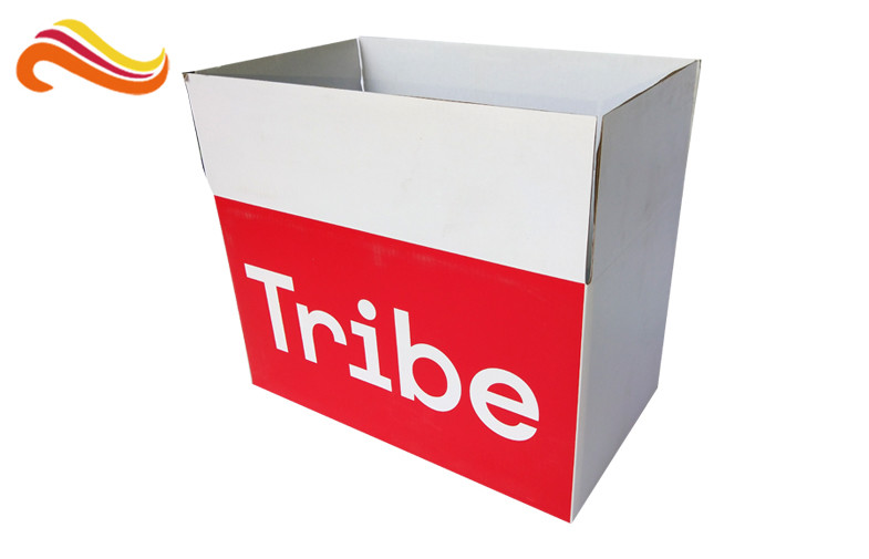 Custom Printed Corrugated Paper Box ,Cosmetic Packaging Mailer Box Red color