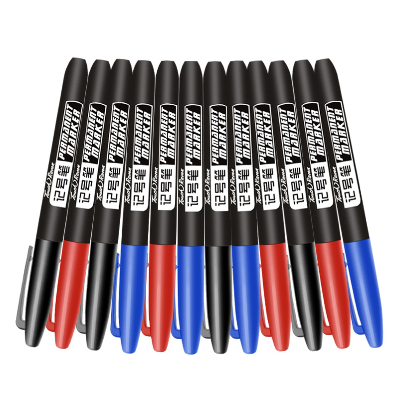 Paper Writing Medium Gel-Ink Permanent Marker Pen with Fast Drying Ink and Single Head Design