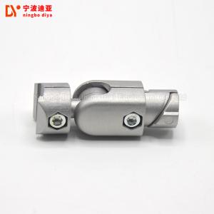 Quality 180 Degree Inner Lean Tube Connector Aluminum Die Casting Connectors D28 wholesale