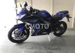 Durable Street Legal Motorcycle , Blue Black Small Street Motorcycles