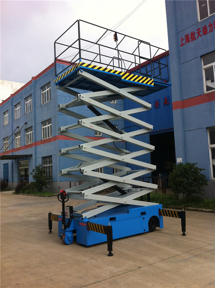 Mobile Hydraulic Scissor Lift Extendable Movable Hydraulic Lift Safety