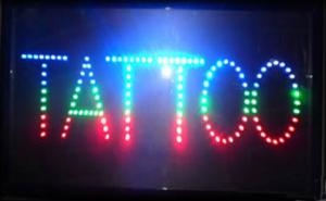 Quality Led sign - Tattoo wholesale