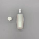 80ml Oval Cylinder Plastic PS Skin Toner Bottle Cosmetic Packaging