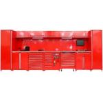 Stainless Steel Handles and Drawers Custom Industrial Heavy Duty Metal Garage