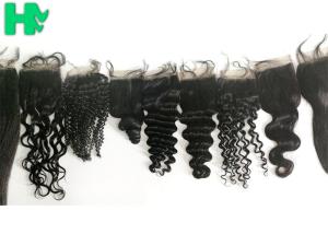 Quality Brazilian Human Hair Closure 4*4 Closure Extensions With baby hair For Women wholesale