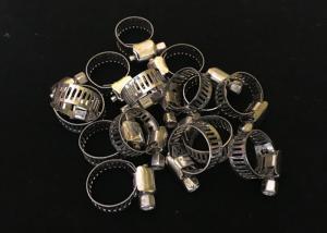 Quality 201 Stainless Steel Pipe Clamps / Ss Hose Clamp 10-16 13-19 Diameter wholesale