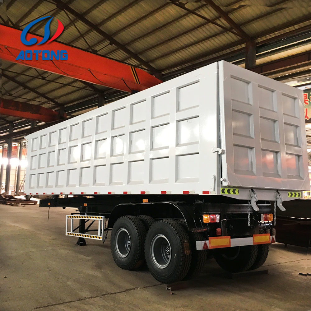 Truck Trailer Essential Heavy Duty 3axle Rear Tipper/Dumping Semi Trailer/Box Trailer