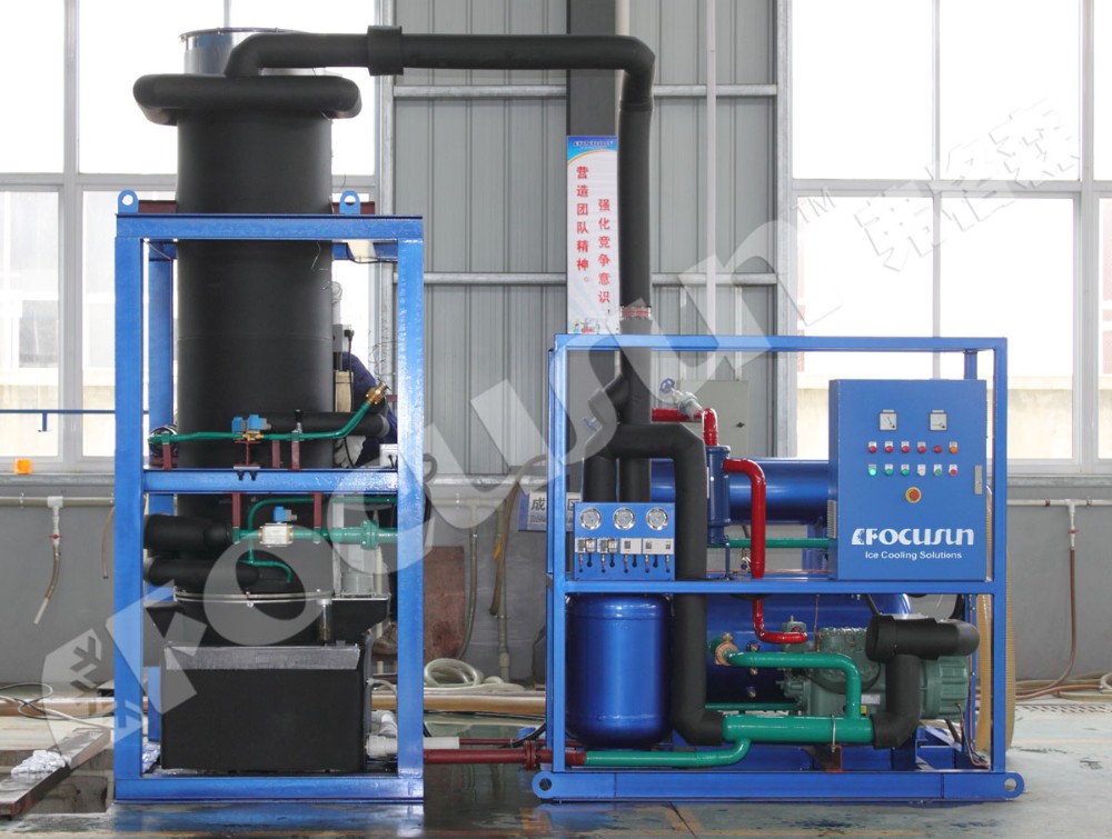 Fully Automatic PlC Control Tube Ice Machine Stainless Steel 304