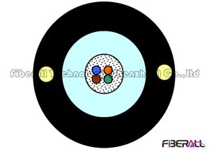 Quality Non Metallic Outdoor Optical Fiber Cable With FRP Strength Member 12 Cores wholesale