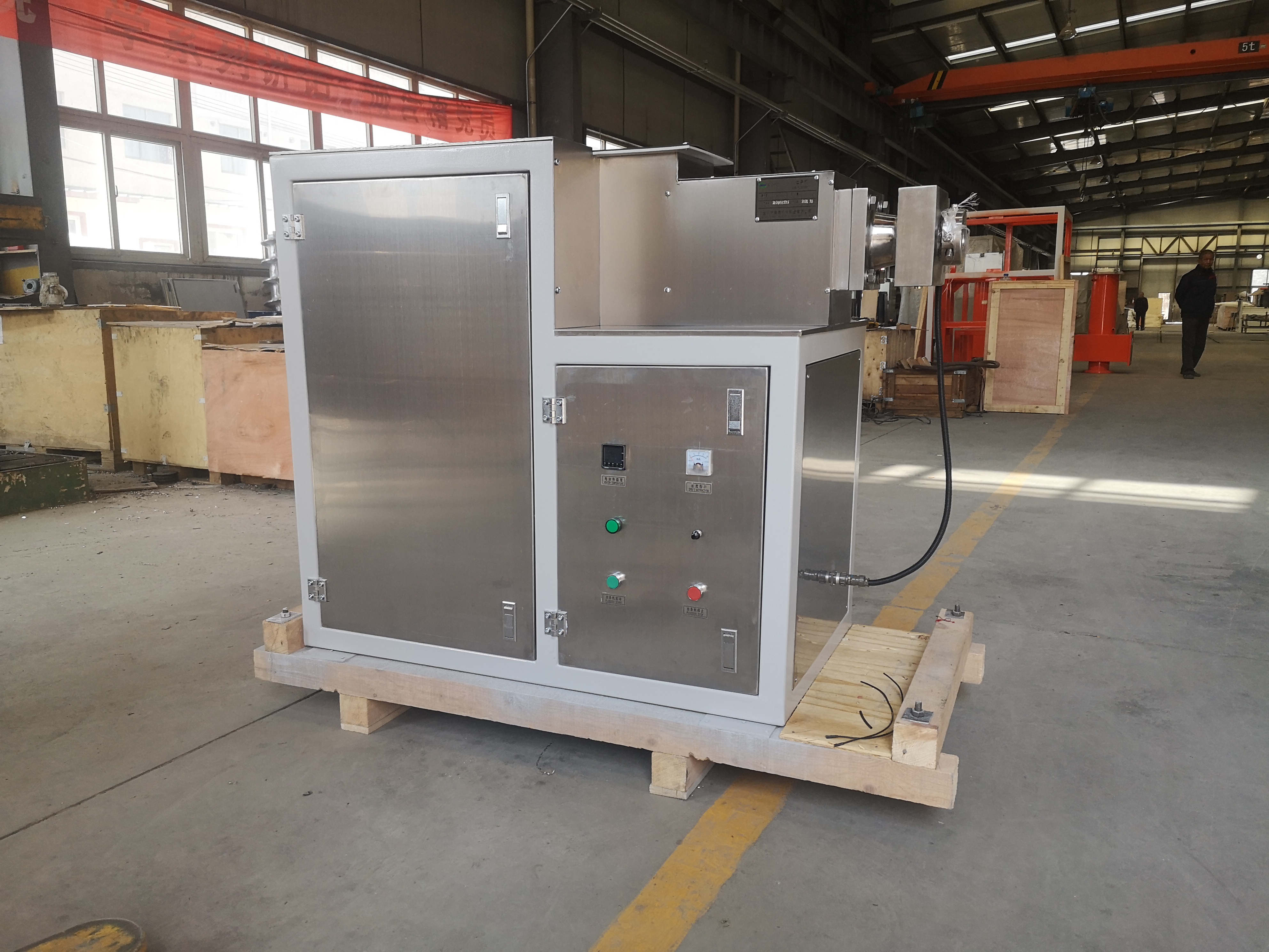 100-200kg/H Automatic Mini Soap Making Machine With 150mm Plodder Diameter