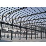 Prefabricated Industrial Metal Warehouse Multi Span Structural Steel Beams And
