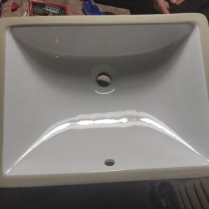 Quality Porcelain Ada Compliant Commercial Bathroom Sinks Undermount Smooth Polished wholesale