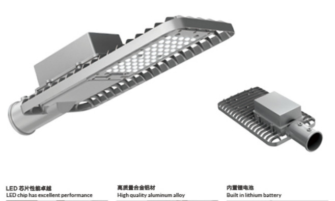 IP65 40w Led light Solar Street Lights Lithium Electric Integrated Lamps And Lanterns