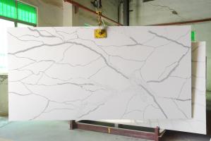 Quality Scratch Resistant Grey Veined Calacatta Quartz Stone Building Materials wholesale