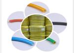Pink / Blue Water Hose Pipe , Plastic Fiber Reinforced Garden Pipe OEM Accept