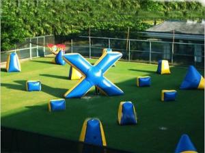 Quality Commercial Grade PVC Tarpaulin Inflatable Paintball Bunker wholesale